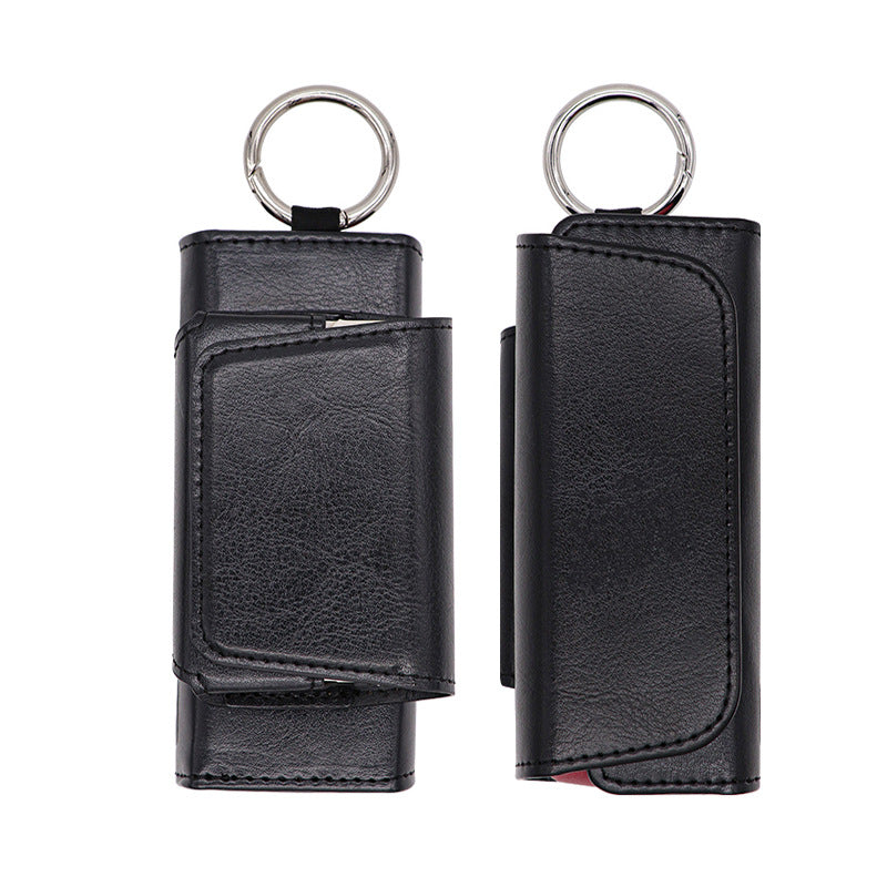 IQOS Iluma Prime Case – Schwarzes Lederdesign | ChromaCase