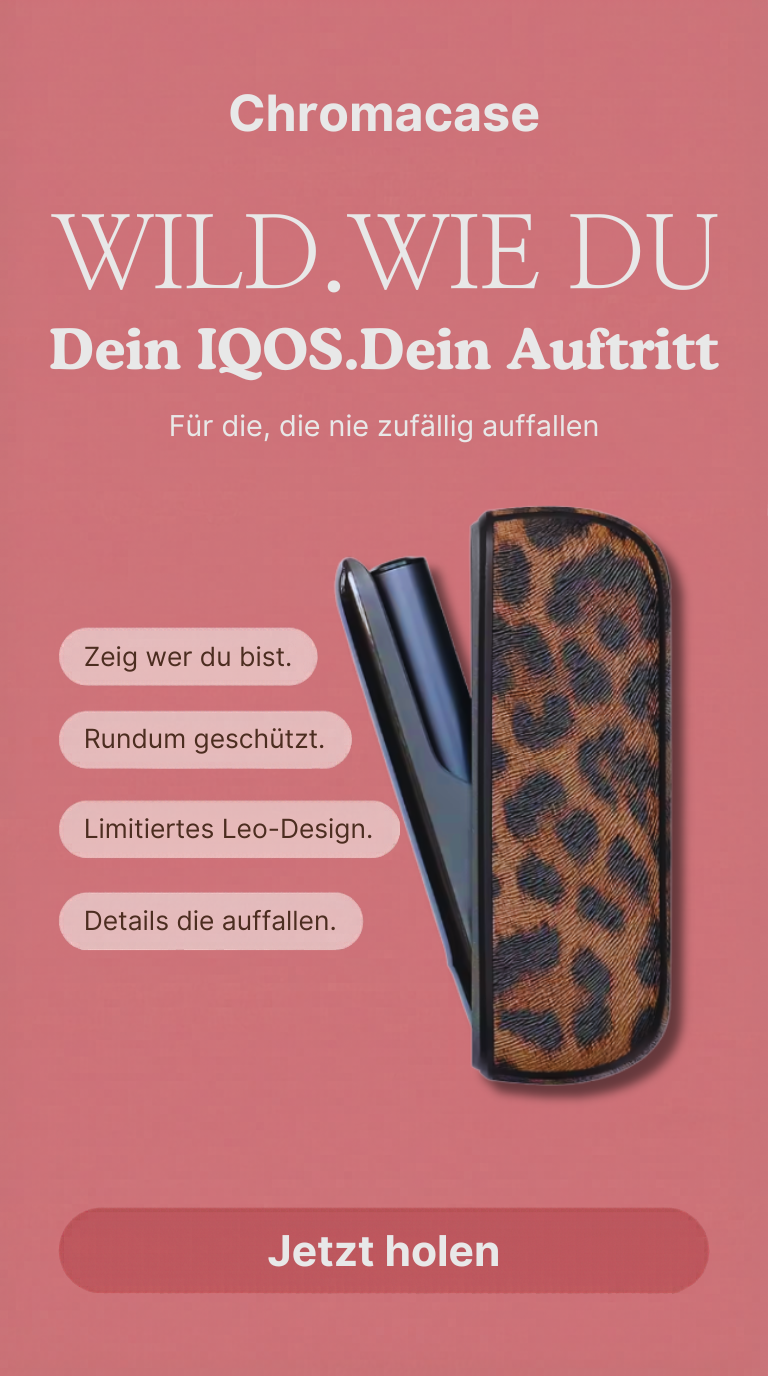 IQOS Case für Frauen im Leopardenmuster – stilvoller Schutz mit modernem Design