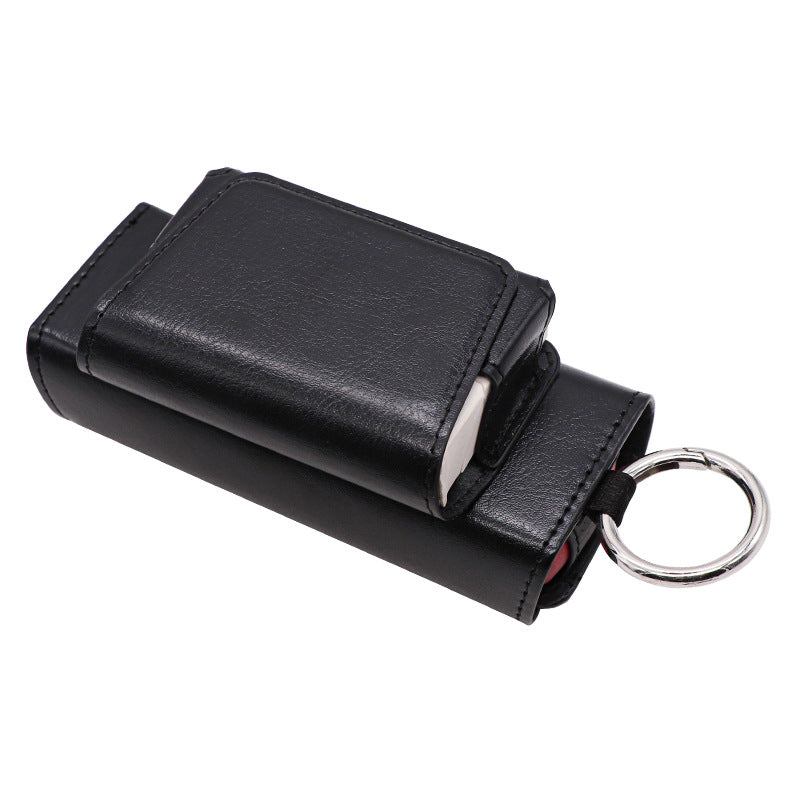 IQOS Iluma Prime Case – Schwarzes Lederdesign | ChromaCase