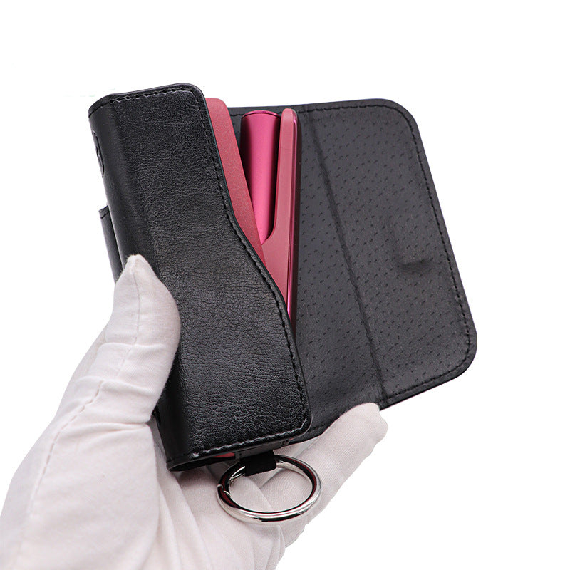 IQOS Iluma Prime Case – Schwarzes Lederdesign | ChromaCase